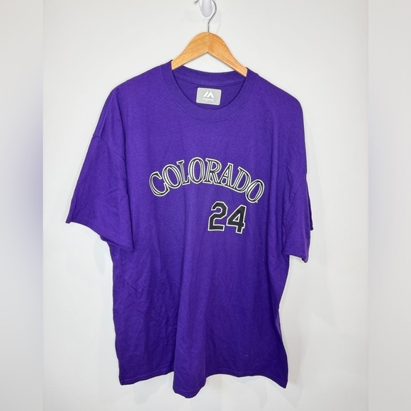 Majestic Colorado McMahon Purple Men's T-Shirt (2XL) - Picture 2 of 4